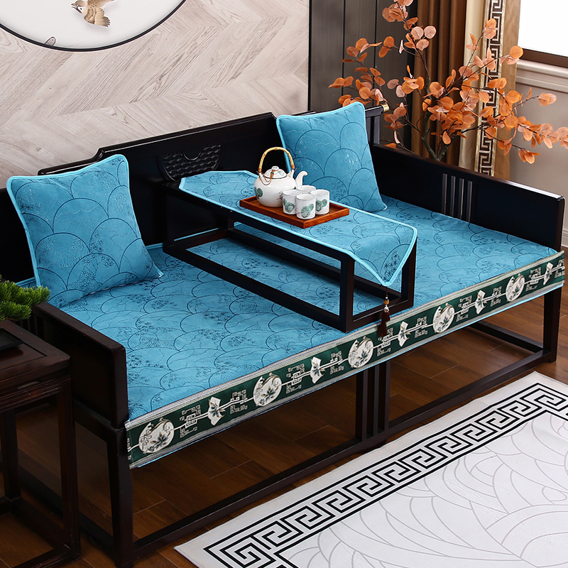 罗汉床床单套罩实木沙发坐垫四季通用防滑雪尼尔新中式高档,淘宝优惠券,粉丝福利购,淘宝优惠卷