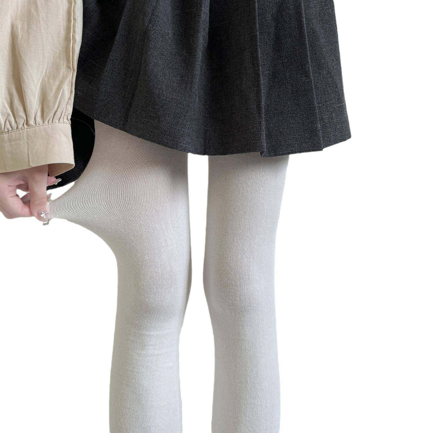 秋冬新品分趾打底裤棉质平板安克拉红连裤袜竖条美腿显瘦灰色袜裤,淘宝优惠券,粉丝福利购,淘宝优惠卷