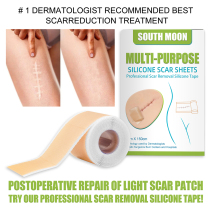 150cm Adjustable Silicone Scar Tape Removal Patch Acne Gel S