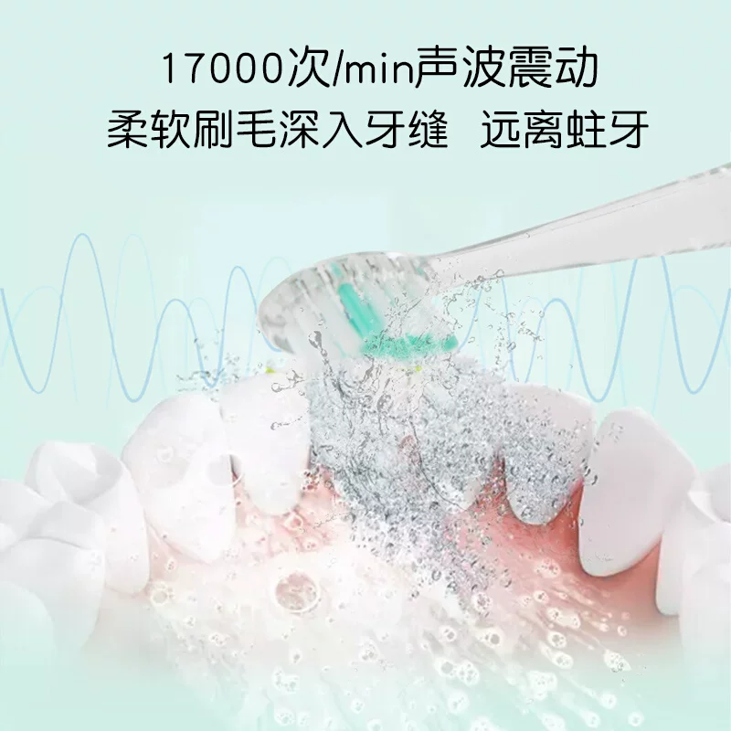 Children's changeable soft toothbrush, 3-6-12 years