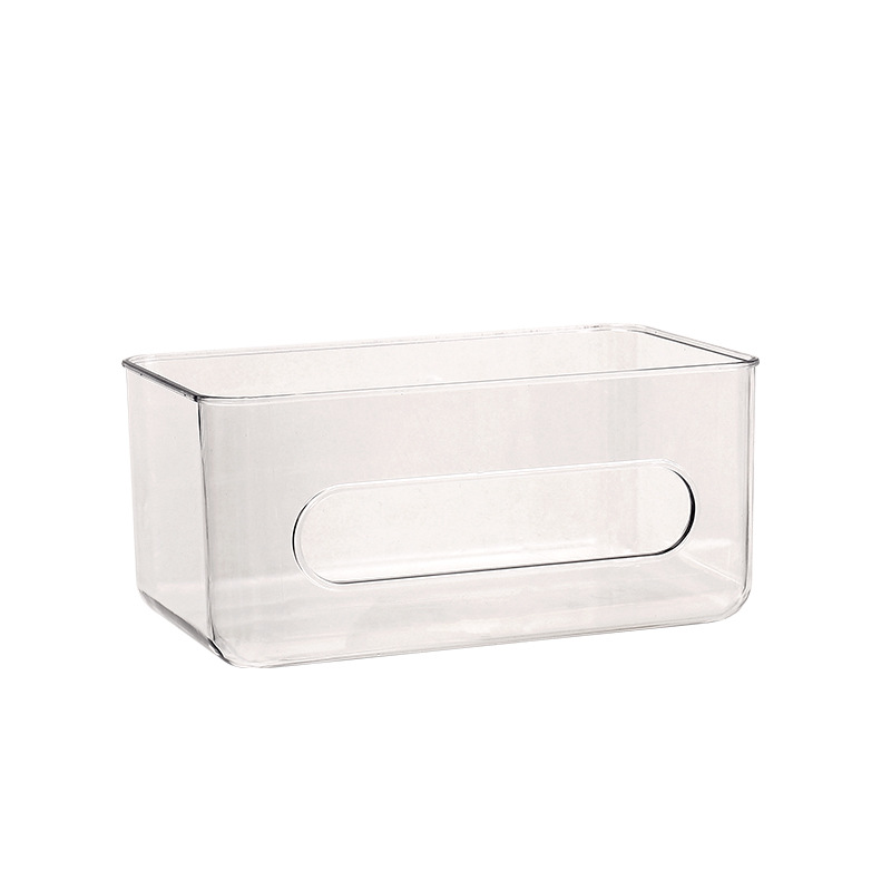 品质优选日式壁挂纸巾盒抽纸洗脸巾收纳盒亚克力透明餐巾纸盒卫生
