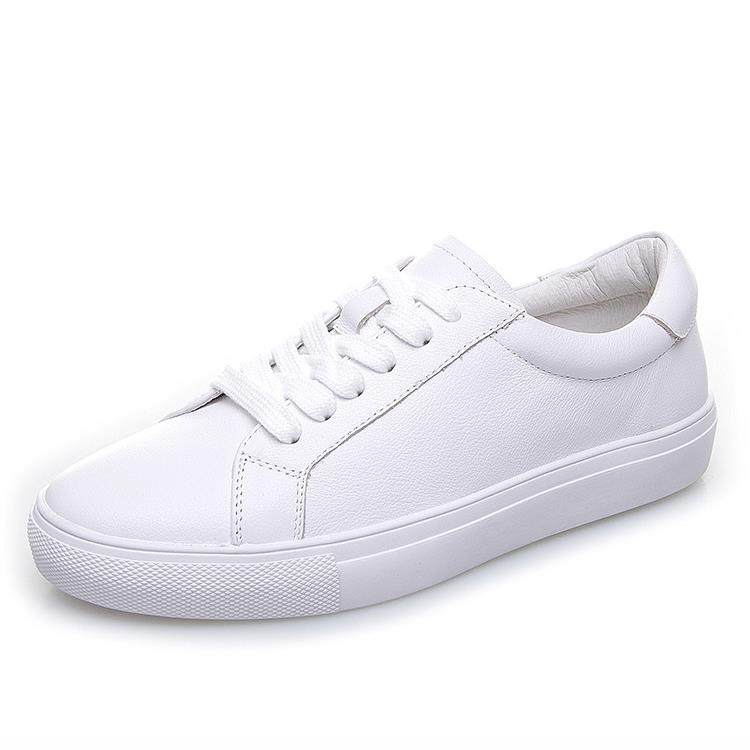 时尚品牌白色女鞋软底舒适系带鞋2025春季通用低帮平底鞋休闲运动,淘宝优惠券,粉丝福利购,淘宝优惠卷