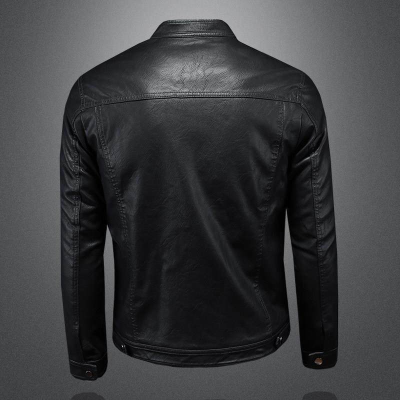 MAGICAL KUDOS秋冬季新款设计男加绒皮衣外套机车修身皮夹克立领,淘宝优惠券,粉丝福利购,淘宝优惠卷