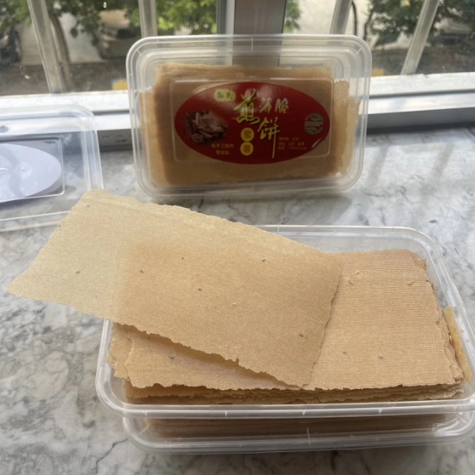 山东淄博特产八大局孙氏蜜薯薄脆煎饼淄博煎饼手工制作酥脆饼零食-图0