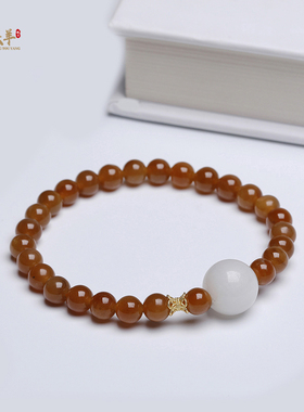 新疆和田玉且手链天然玉石且末糖