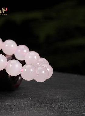 天然和田玉冰底藕粉手串男女手链