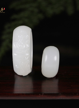 和田玉籽料平安扣男女平安玉吊坠