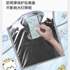 Electric car windshield is covered by all-inclusive sun protection hood in summer