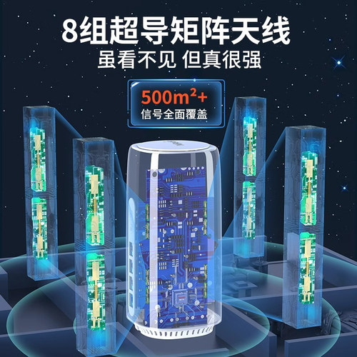 杰泊欢可插卡5G无线路由器cpe2025新款随身wifi移动无线光纤宽带千兆双频高速上网卡路由器全屋覆盖wifi6 - 图2