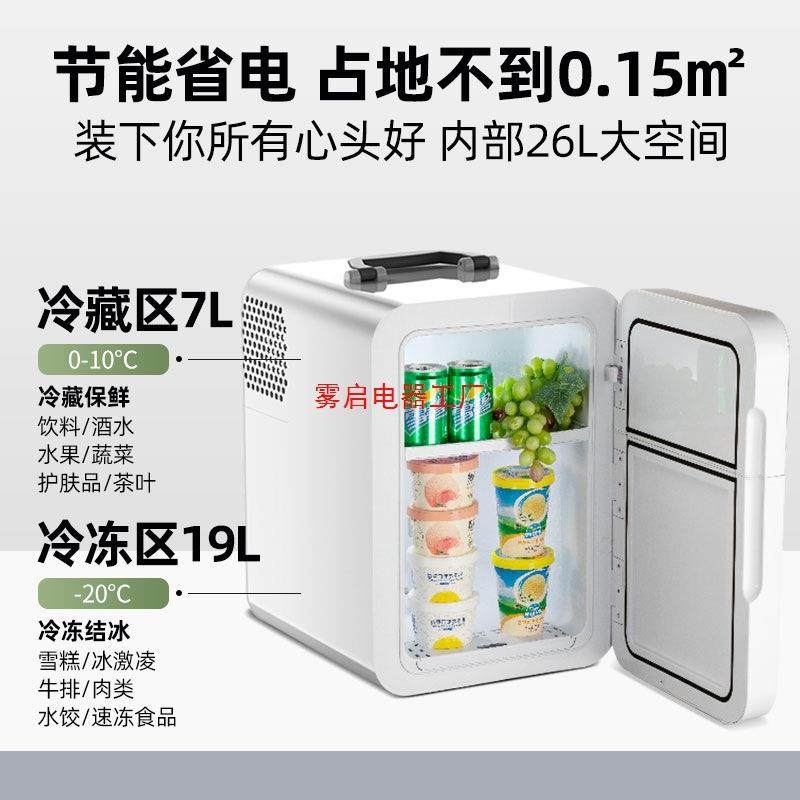 SAST车载迷你小冰箱min宿舍出租房小型母乳单人用冷藏箱车家两用 - 图2