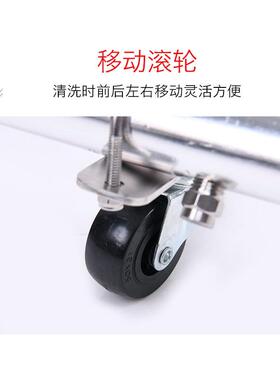 商用高压清洗机配件排冲手推七孔洗地器清洗地面水扫帚25度多喷嘴