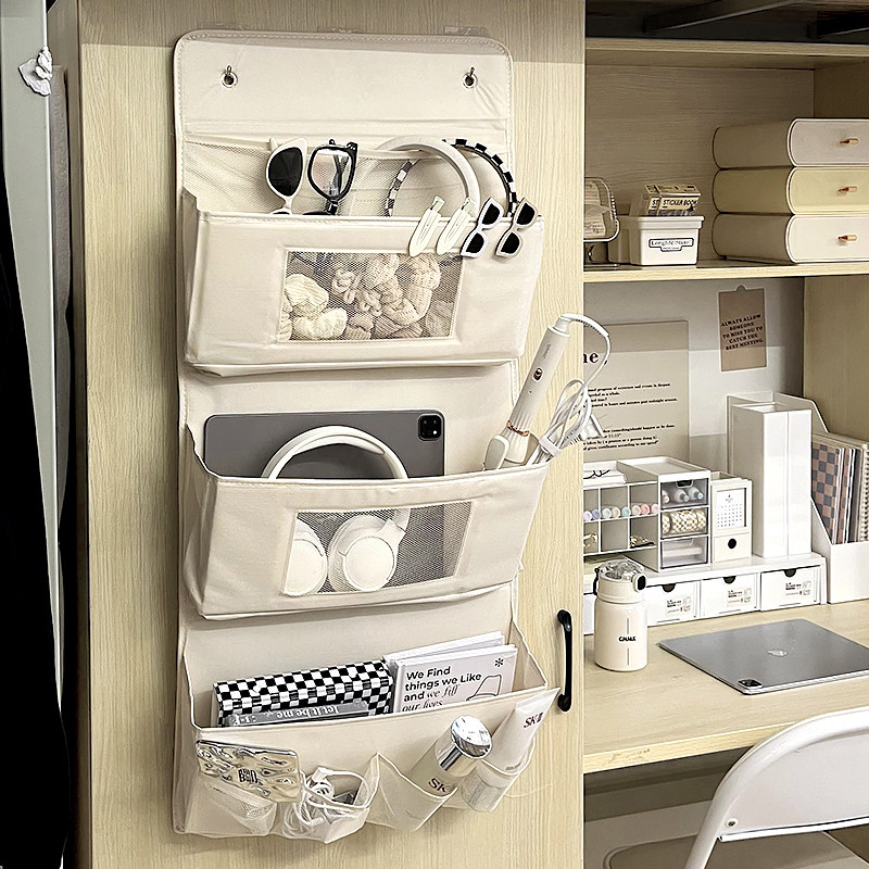 大学生宿舍收纳挂袋墙挂式床上置物架衣柜门后上铺好物收纳神器兜,淘宝优惠券,粉丝福利购,淘宝优惠卷