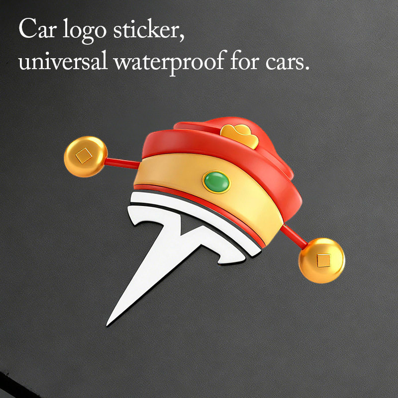 汽车通用于可爱卡通新款车标装饰贴卡通人物车标装扮防水贴纸,淘宝优惠券,粉丝福利购,淘宝优惠卷