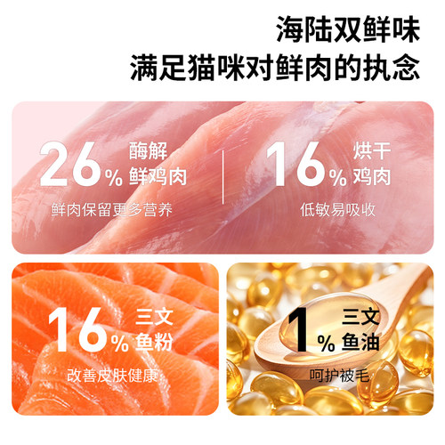 优倍滋全价全阶段猫粮冻干10公斤实惠装营养通用官方旗舰店正品 - 图1