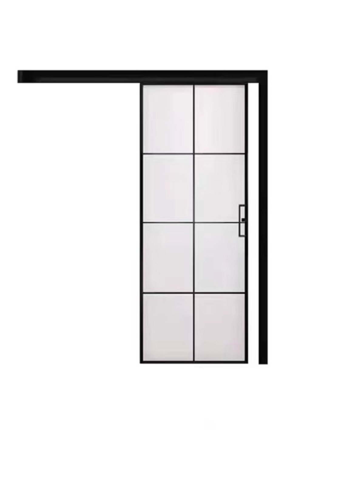 定制厨房隔断单扇吊轨推拉门超白长虹卫生间门钛美合金单轨移门,淘宝优惠券,粉丝福利购,淘宝优惠卷