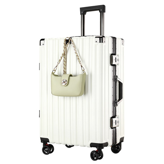 行李箱拉杆箱女2025新款男学生铝框旅行箱万向轮20登机密码皮箱子