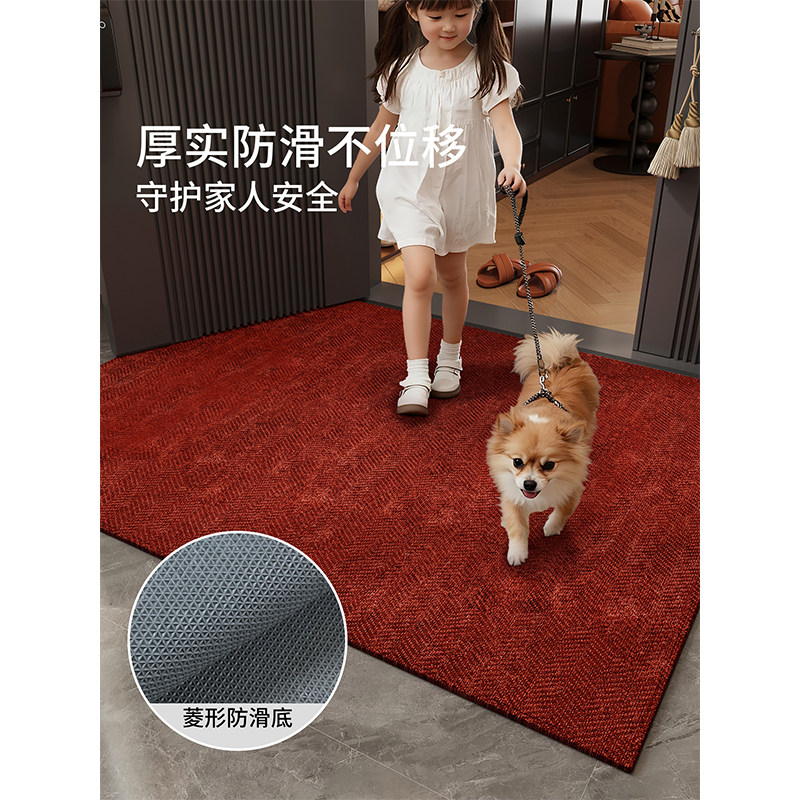 入户门地垫轻奢高级感门口进门专用红色脚垫室内新年地毯喜庆门垫,淘宝优惠券,粉丝福利购,淘宝优惠卷
