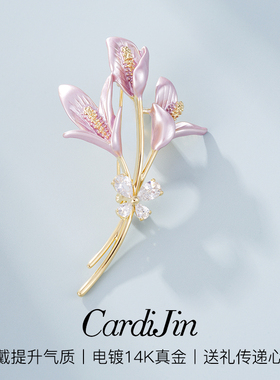 高档胸花CardiJiN复古女