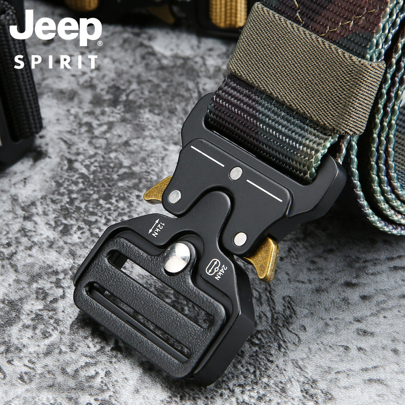 Jeep spirit吉普眼镜蛇卡扣机能战术腰带皮带男潮工装裤加长帆布,淘宝优惠券,粉丝福利购,淘宝优惠卷