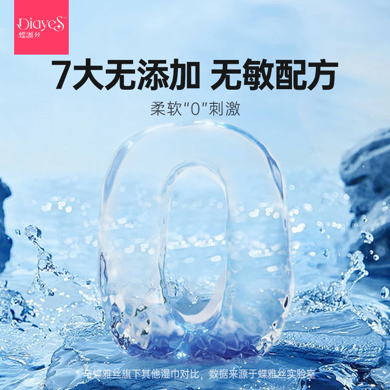 蝶雅丝婴儿湿巾手口屁专用宝宝幼儿湿纸巾新生儿童家庭实惠装大包