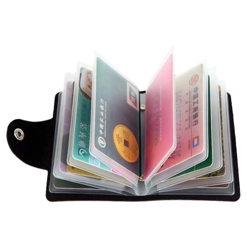 男女通用小巧实用大容量迷你卡包多卡位防消磁证件收纳包银行卡册