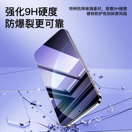 尤星适用真我realmeGT8蓝光防窥膜全屏覆盖真我gt8pro钢化膜保护隐私防偷看realmeGT8手机贴膜无白边防摔oppo - 图1