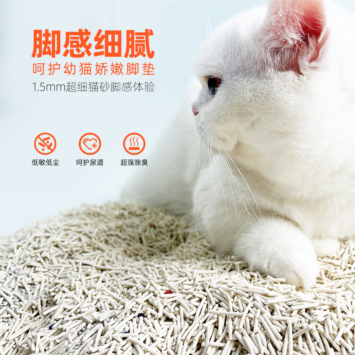 宠宠看豆腐混合猫砂幼猫专用砂除臭低尘猫咪用品结团去味猫沙包邮-图1