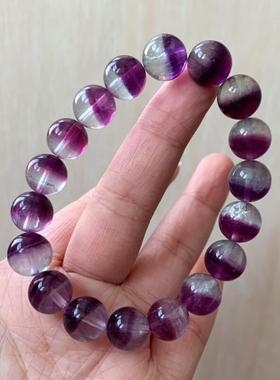 2025新款紫蓝双色萤石璀璨聚宝盆情侣魅力西瓜艺术品半盆装饰摆件