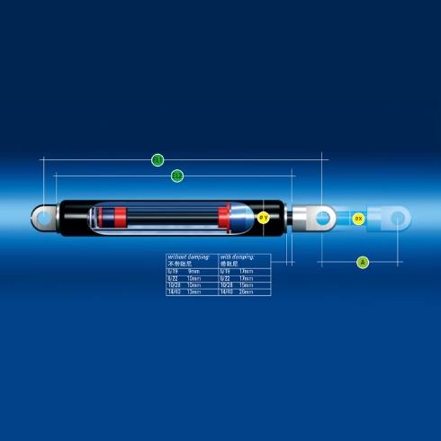 代替定制STABILUS Bansbach HAHN SUSPA ACE气弹簧液压杆撑杆气撑 - 图3