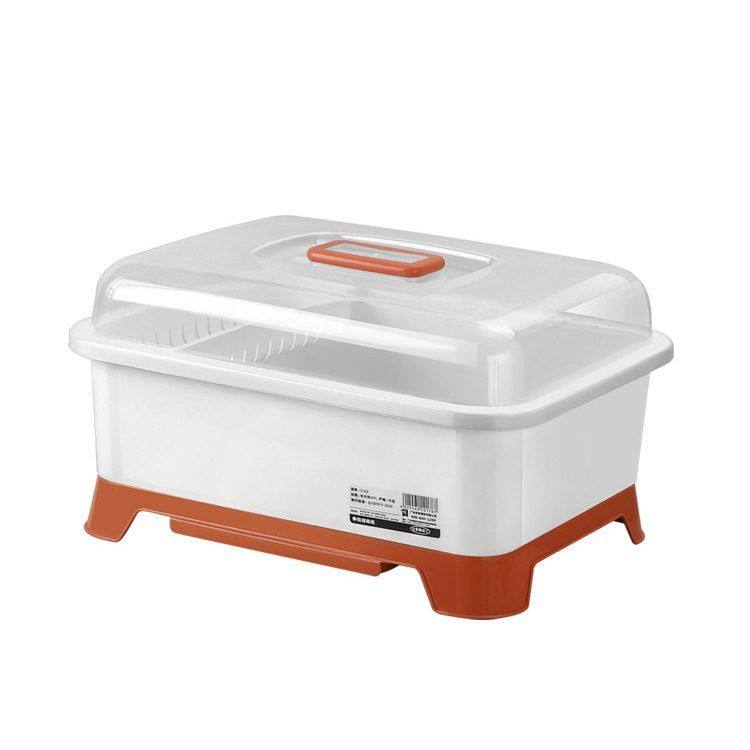 厨房沥水碗柜带盖餐具放碗碟置物架家用台面多功能装碗筷收纳箱盒,淘宝优惠券,粉丝福利购,淘宝优惠卷