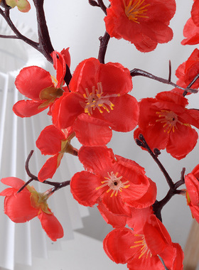 仿真腊梅花 家居婚庆新年春节装饰摆件人造假花拍摄道具仿真花