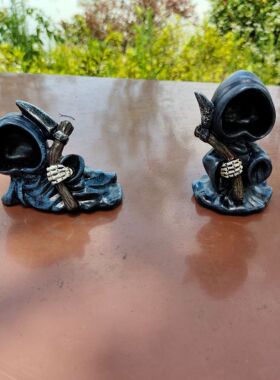 万圣节创意树脂收割者小摆件家居装饰节日礼品跨境热销桌面装饰