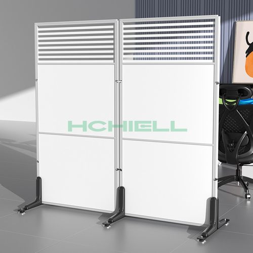 移动屏风支架挡板隔断隔板高屏风折叠玻璃办公室屏风脚支撑脚底座 - 图3