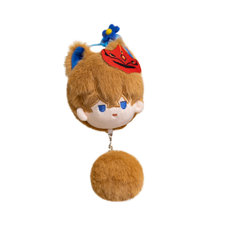 原神达达利亚魈宝温迪钟离芙宁娜团子毛绒玩偶小挂件动漫周边公仔 - 图3