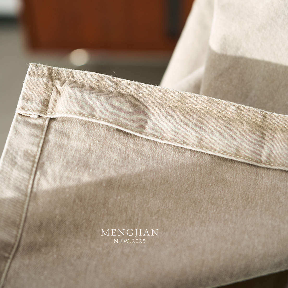 【清游】MENGJIAN浅色前开叉牛仔裙子25春季新款女休闲中长半身裙,淘宝优惠券,粉丝福利购,淘宝优惠卷