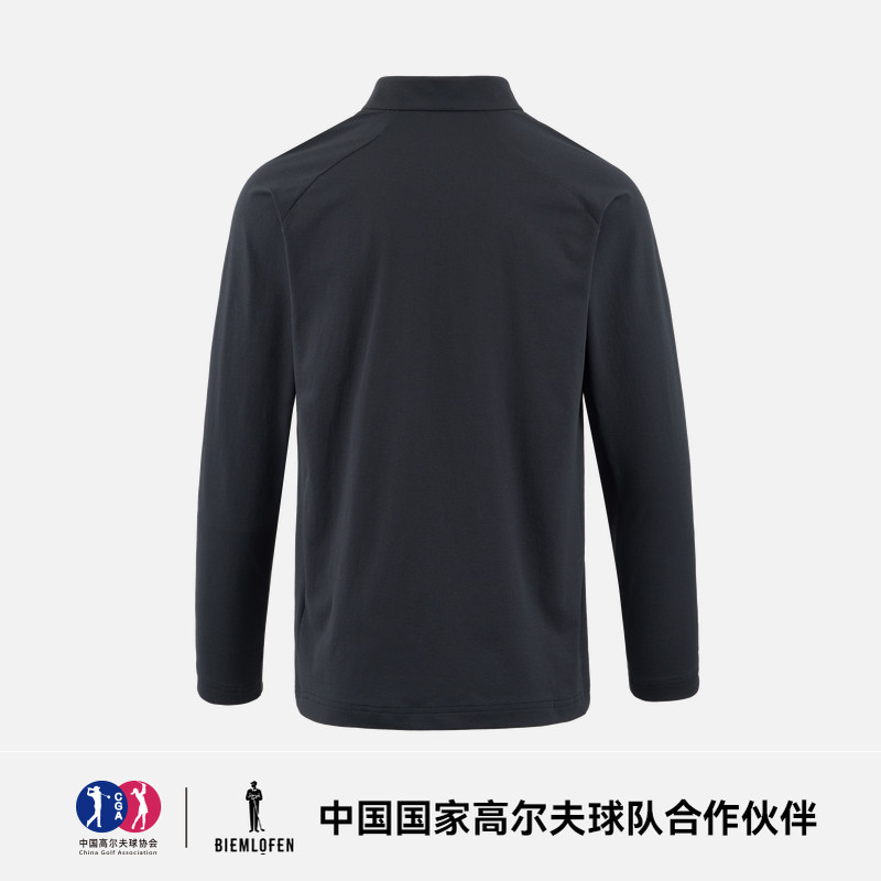 【防晒抗UV】比音勒芬高尔夫2026春季新男排汗速干半拉链长袖T恤,淘宝优惠券,粉丝福利购,淘宝优惠卷