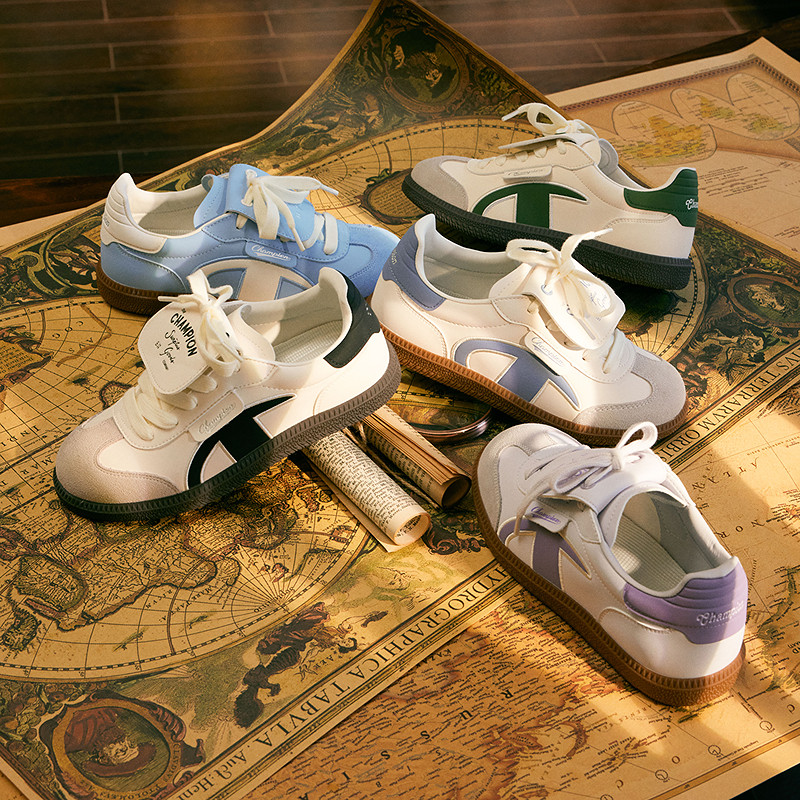 Champion冠军冬季红色T头德训鞋男女儿童亲子魔术贴运动加绒板鞋,淘宝优惠券,粉丝福利购,淘宝优惠卷