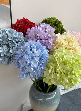 婚庆支碎花绣球韩式大绣球仿真花婚礼布置装饰花材假花路引插花