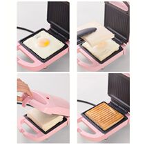 Portable Electric Dual Waffles Sandwich Maker Non Stick Mult