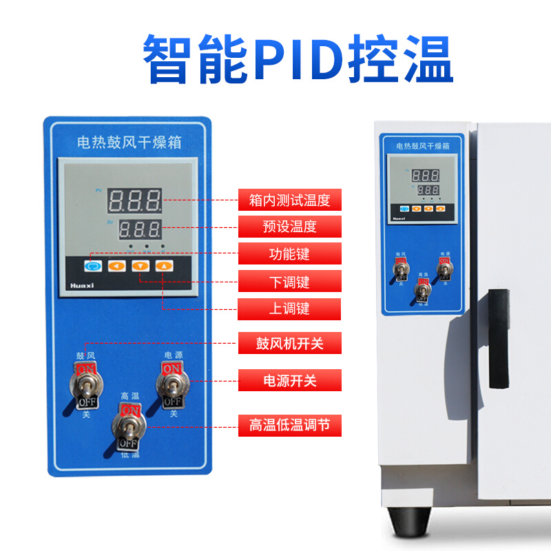 电热恒温鼓风干燥箱实验室烘箱烘干机工业高温小型烤箱烘500度-图0