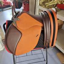 New English-style integrated saddle double belly band Ma Anzi Endurance Comprehensive Saddle for new hands beginology Coach Saddle