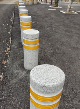 挡车石球圆球路障挡车石大理石广场石墩子花岗岩石头球门墩门柱球
