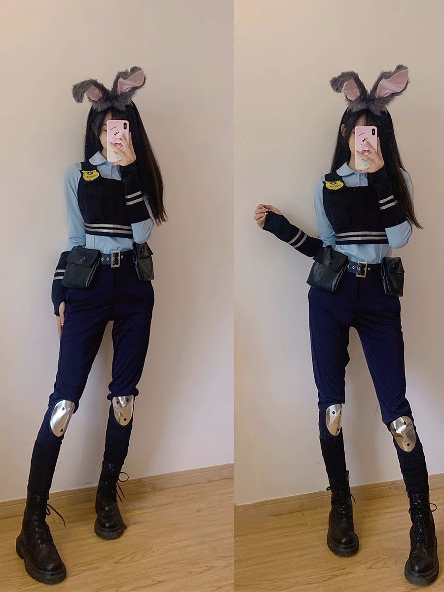 兔子警官衣服全套疯狂动物城judy朱迪cosplay漫展动漫演出服装女 - 图1