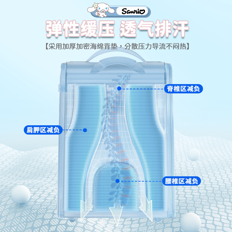 三丽鸥书包女生小学生新款1-3一6年级4女童5女孩护脊减负儿童背包-图1