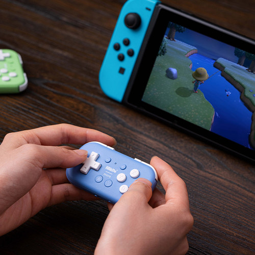 8BitDo八位堂Micro蓝牙迷你小手柄NS无线Switch2安卓平台游戏机便携 PC电脑mac ios苹果手机键盘画画翻页16键 - 图2