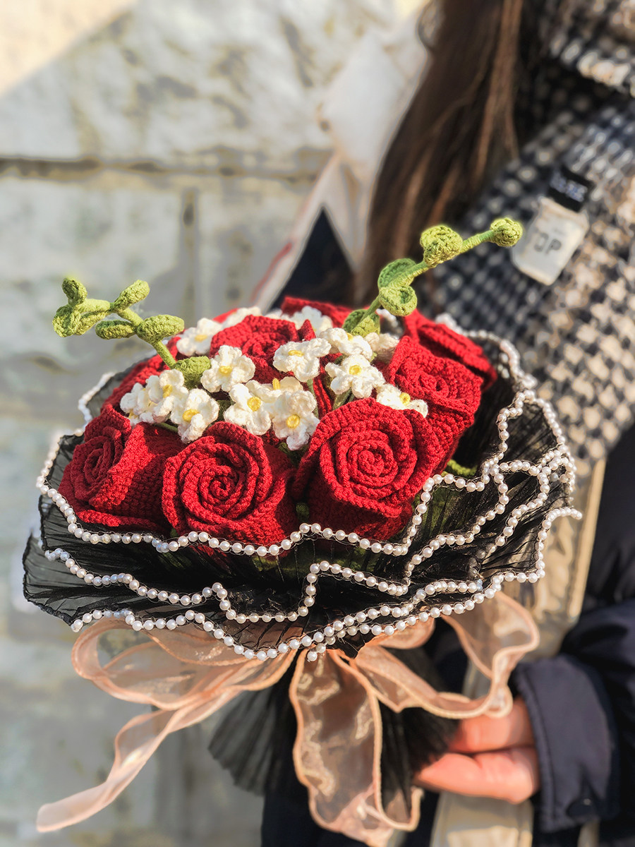 【定制手工花束】生日毕业礼物/客厅装饰摆件/手捧花/创意软装/女