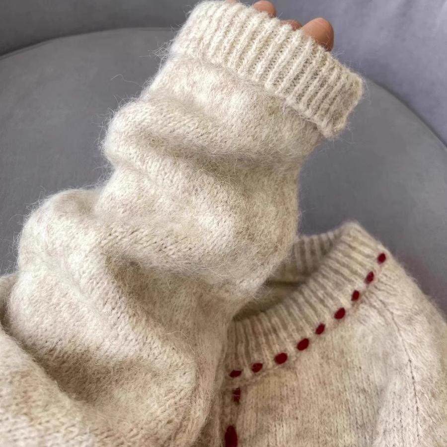 法国Rixo Rane 小众高颜?法式复古软糯慵懒设计感休闲针织毛衣女,淘宝优惠券,粉丝福利购,淘宝优惠卷