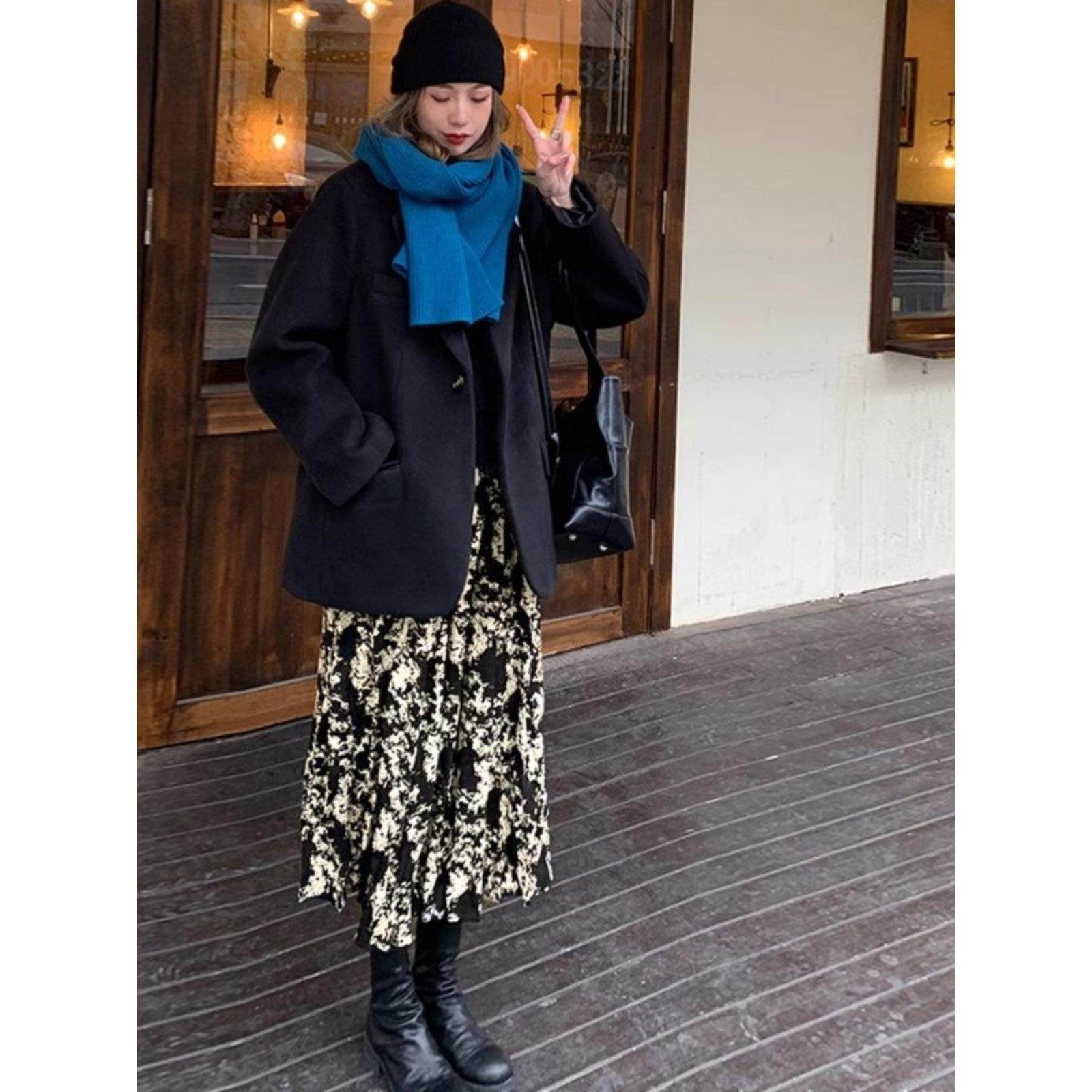 法国Rixo Rane美到醉心⭐法式覆古碎花半身裙女高腰显瘦气质a字裙,淘宝优惠券,粉丝福利购,淘宝优惠卷