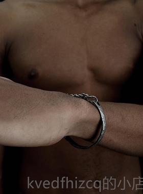 新款IXTORM VHamme r银925纯手镯 原创设计个性款 机械暗黑系列半