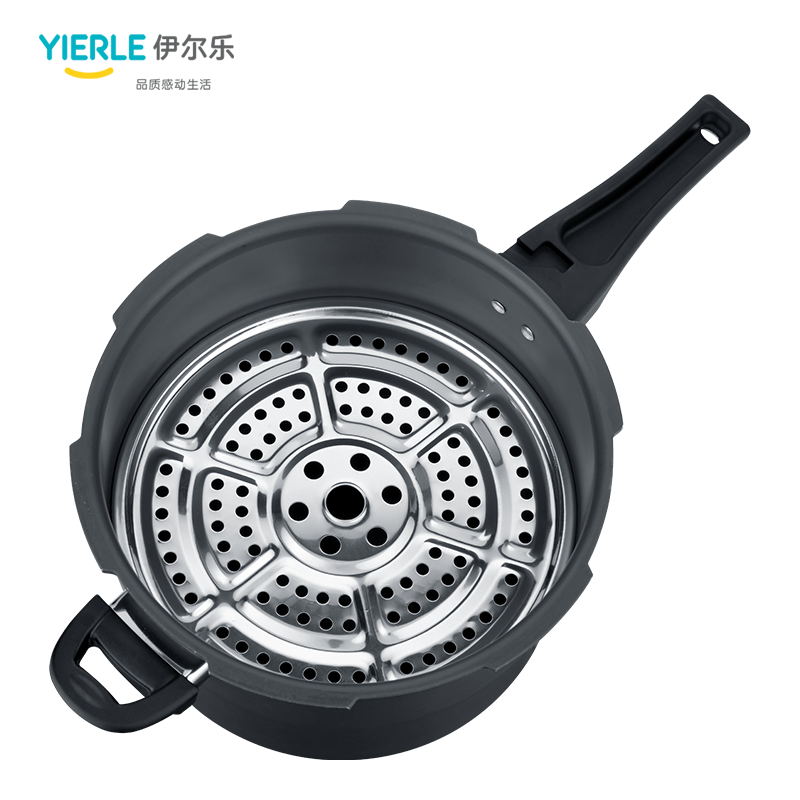 伊尔乐不锈钢高压锅家用燃气电磁炉通用防爆超耐磨压力锅迷你商用